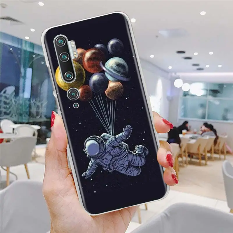 

Phone Case for Xiaomi Mi 9 10 Lite 9T CC9E Note 10 Pro Poco X2 F2 X2 M3 X3 NFC Hard Cover Moon Star Cases