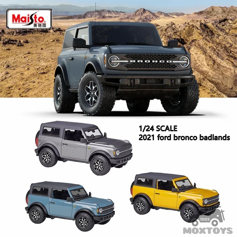 

Модель литая автомобиля Maisto 1:24 2021 Ford Bronco Badlands