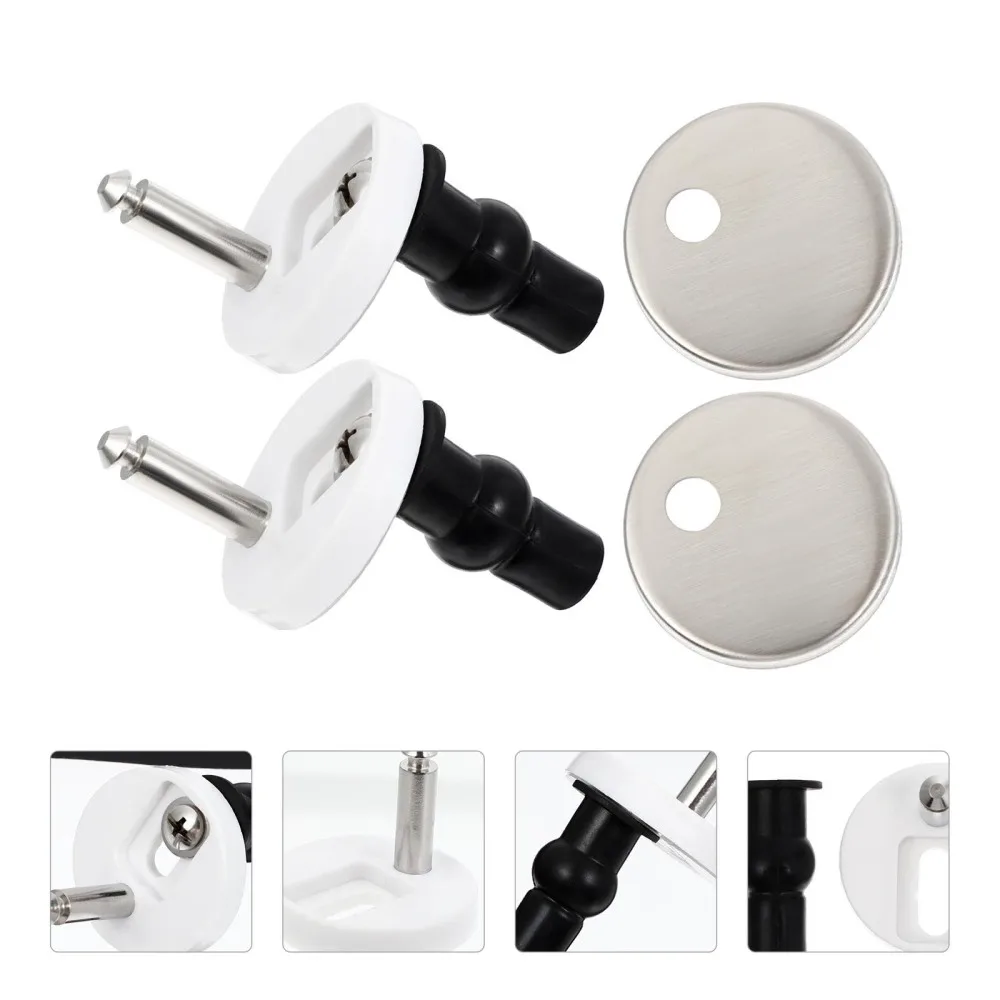 

1 Set/2pcs Universal Toilet Seat Fixing Hinges Toilet Seat Replacement Hinges