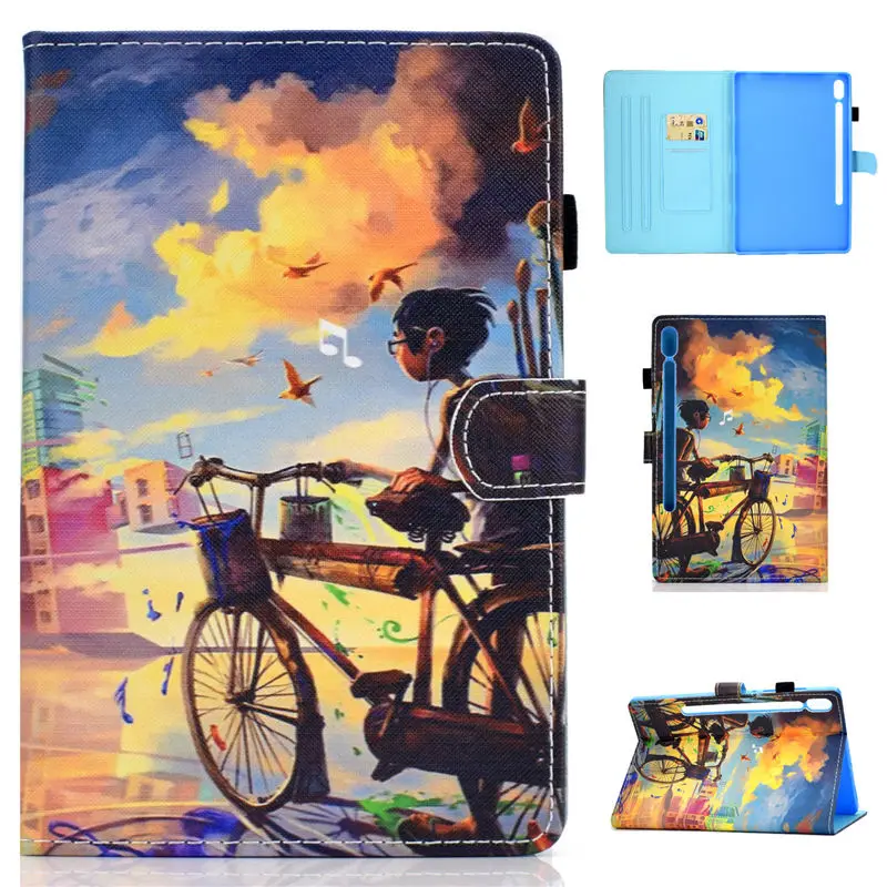 M026 Чехол для samsung Galaxy Tab S6 10,5 SM-T860 SM-T865 T860 10,", чехол для планшета с изображением обезьяны из мультфильма, чехол+ подарок - Цвет: M026