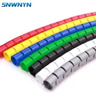 Защитная спиральная обмотка для труб, органайзер для линий, 810152025303540 мм, 1 м (без видоискателя)