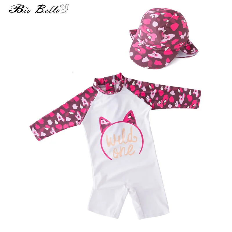 

Children Girls Swimwear Kids Baby Girl Boy Swimming Surfing Sunscreen Swimsuit Cartoon Child Girls Boys 2Pcs Swimsuit Suit