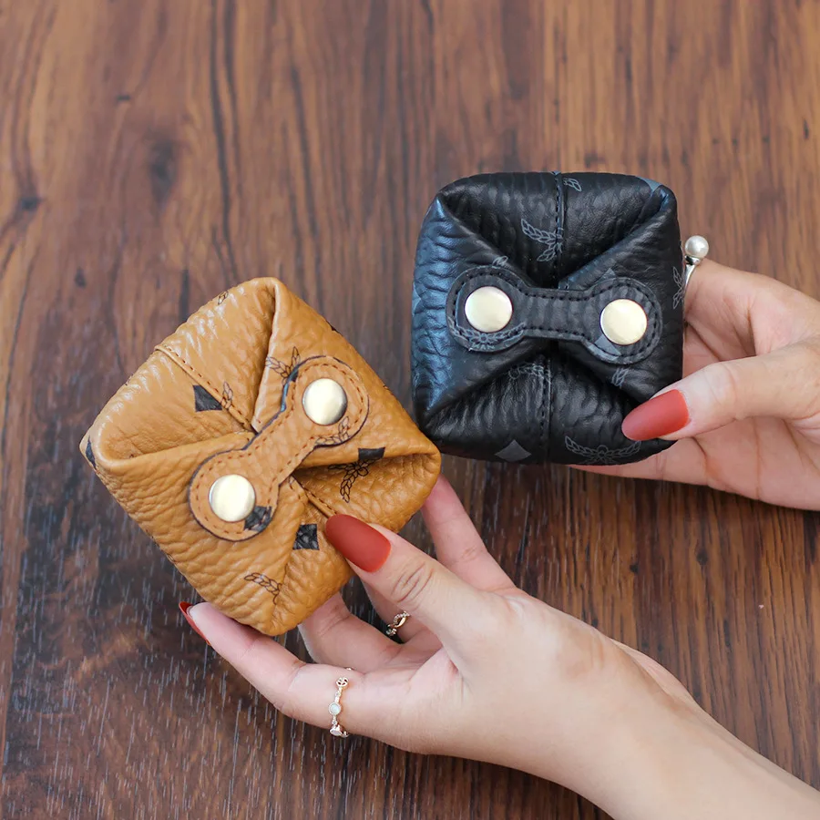 Практичная сумка ручной работы из мягкой кожи с зернистой поверхностью в