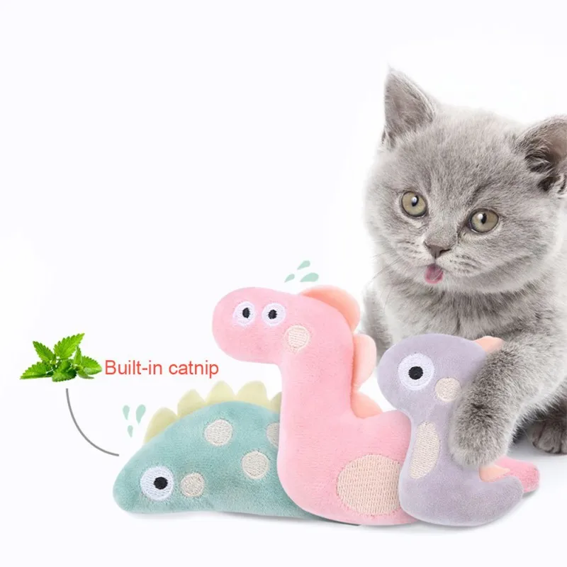 

Pet Cat Toy Plush Bite Toys Catnip Cat Creative Simulation Animal Pillow Toy Chew Squeak Toys Pet Supplies/