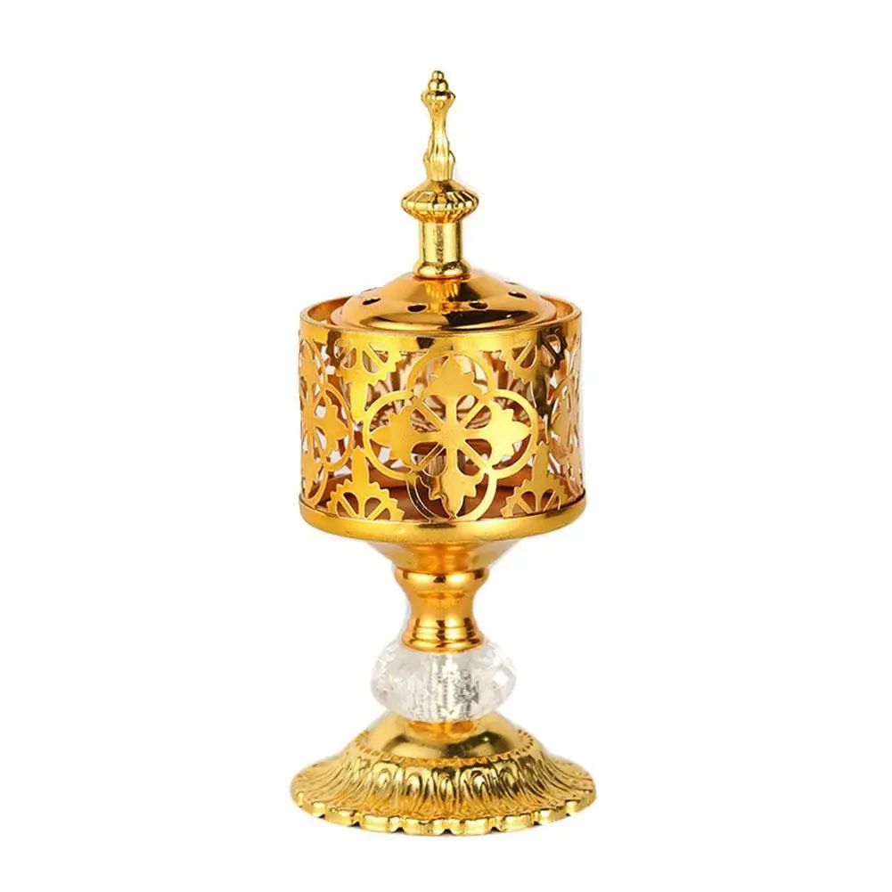 

1pc Delicate Middle East European Style Gold Incense Home 3 Ornament Choose For Home Decoration Size Decorative