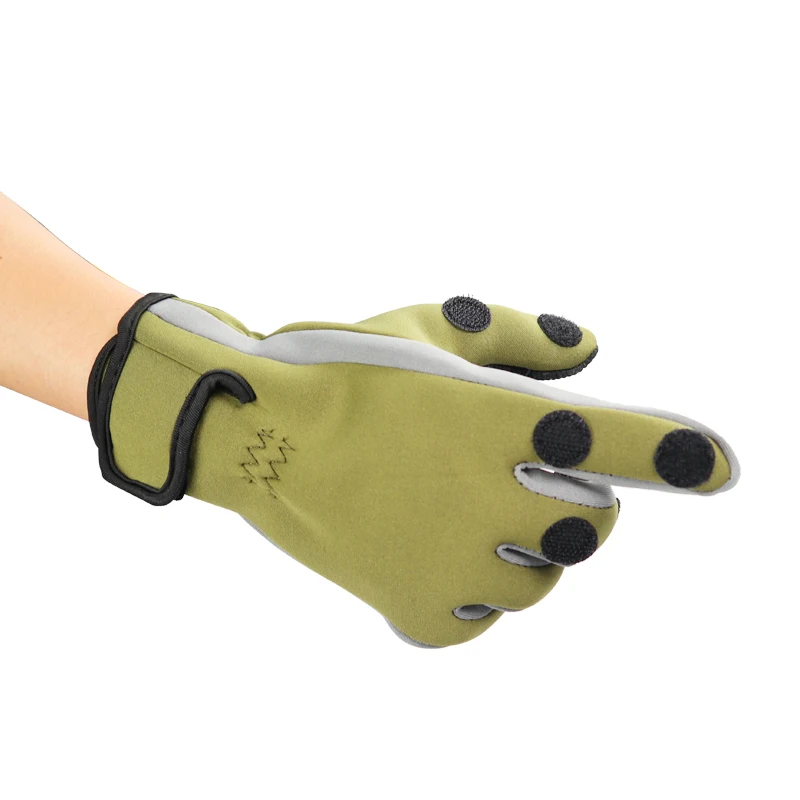 

Fishing Gloves Waterproof Mitten Three Fingers Cut Anti-slip Winter Climbing Glove Hiking Camping Riding Outdoor Fishing Gloves