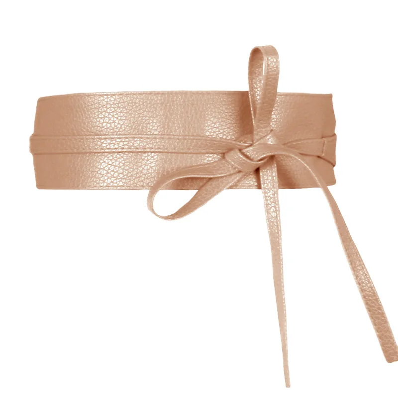 Женский широкий пояс из искусственной кожи с Оби один размер | Аксессуары для