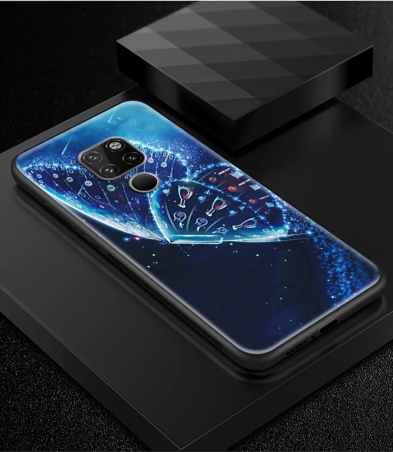 Чехол из закаленного стекла для huawei Enjoy 9s Honor 7A Pro 7C 7X 8A 8X9 10 Lite Magic 2 Play mate 20 Pro Nova2 3 4 Design Animal Capa