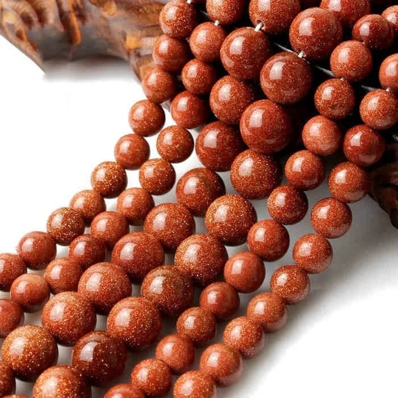 20 шт натуральный золотой песчаник песок круглые свободные бусины 4/6/8/10/12 мм