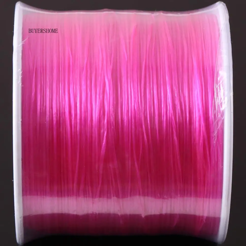 Роза 500 м сильный эластичный бисер эластичная прозрачная веревка для DIY Браслеты