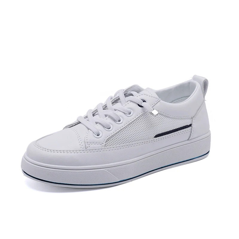 

2021 Spring Fashion Platform Sneakers Women Comfortable Women Casual Shoes Lightweight Lace-up Breathable Mesh Shoes Woman Tenis
