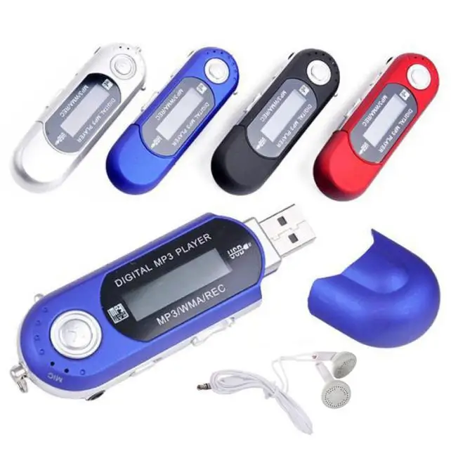 Мини MP3 плеер 8 ГБ флеш диск USB 2 0 ЖК дисплей музыкальный с FM радио Функция качество
