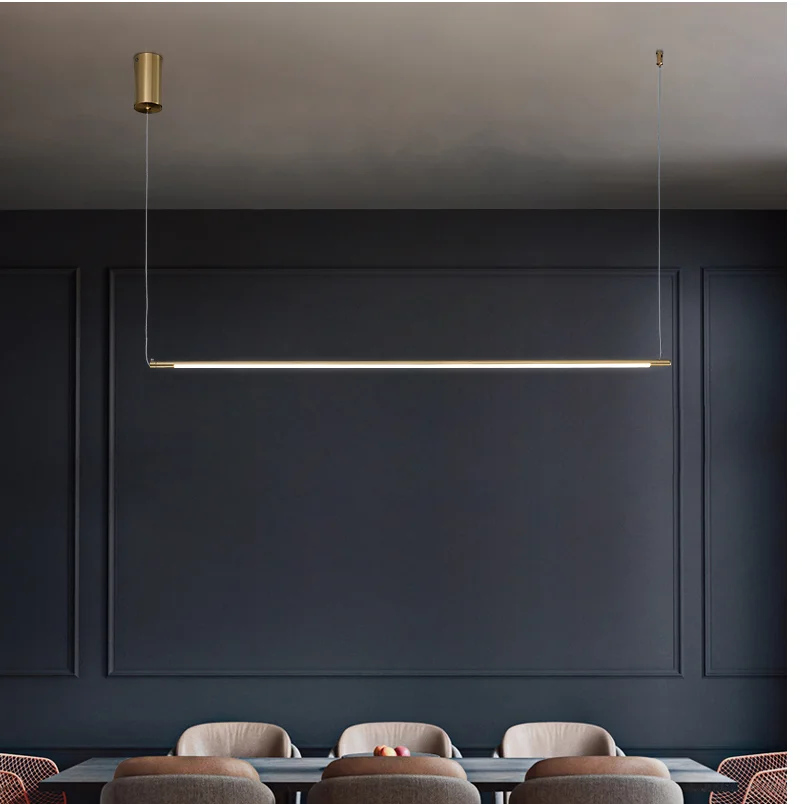 Простая ресторанная обеденная настольная барная люстра светодиодсветодиодный