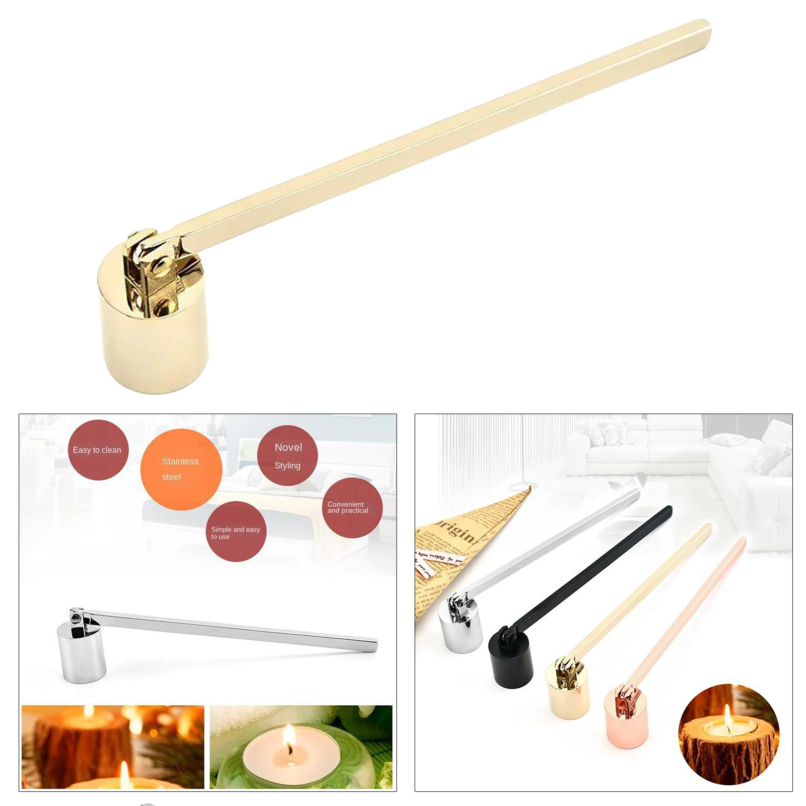 Свеча Snuffer из полированной нержавеющей стали огнетушитель 19 3 см свеча триммер