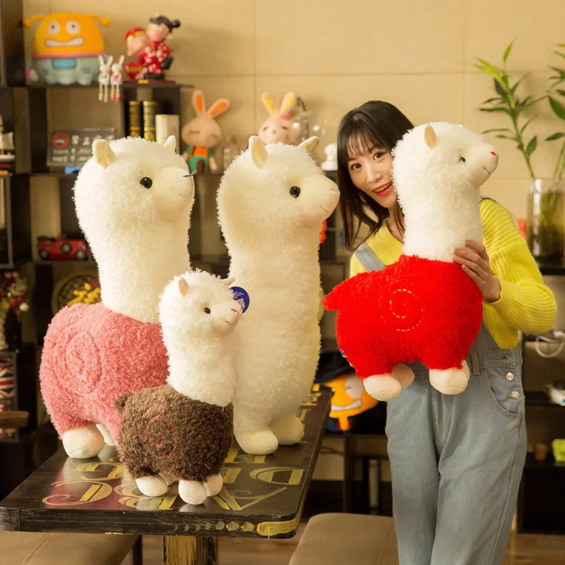 Lovely Alpaca Stuffed Animals Plush Toys Cute Soft Doll Kids Birthday Christmas Gifts | &