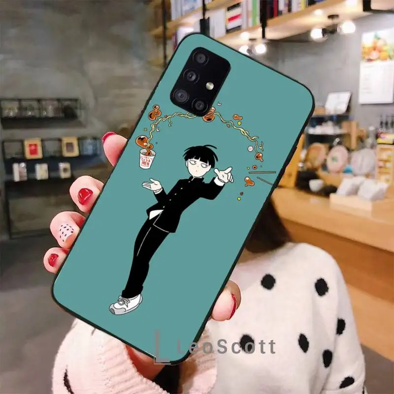 

Mob psycho 100 Shigeo Kageyama anime Phone Case For Samsung A50 A51 A71 A20E A20S S10 S20 S21 S30 Plus ultra 5G M11