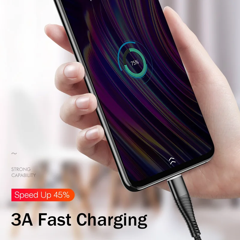 IPSKY 1 м Micro USB кабель 3A быстрое зарядное устройство Microusb мобильный телефон Android