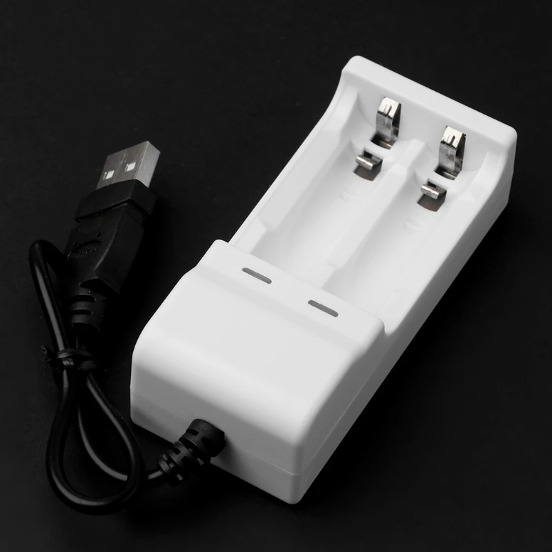 

Intelligent 2 Slots 1.2V USB Charger For Rechargeable NiMH NiCd AA AAA Battery T84C