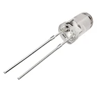 1000 шт 5 мм светодиодный прозрачный, белый, синий, зеленый, желтый, красный, настенные светильники длинные ноги, бесплатная доставка