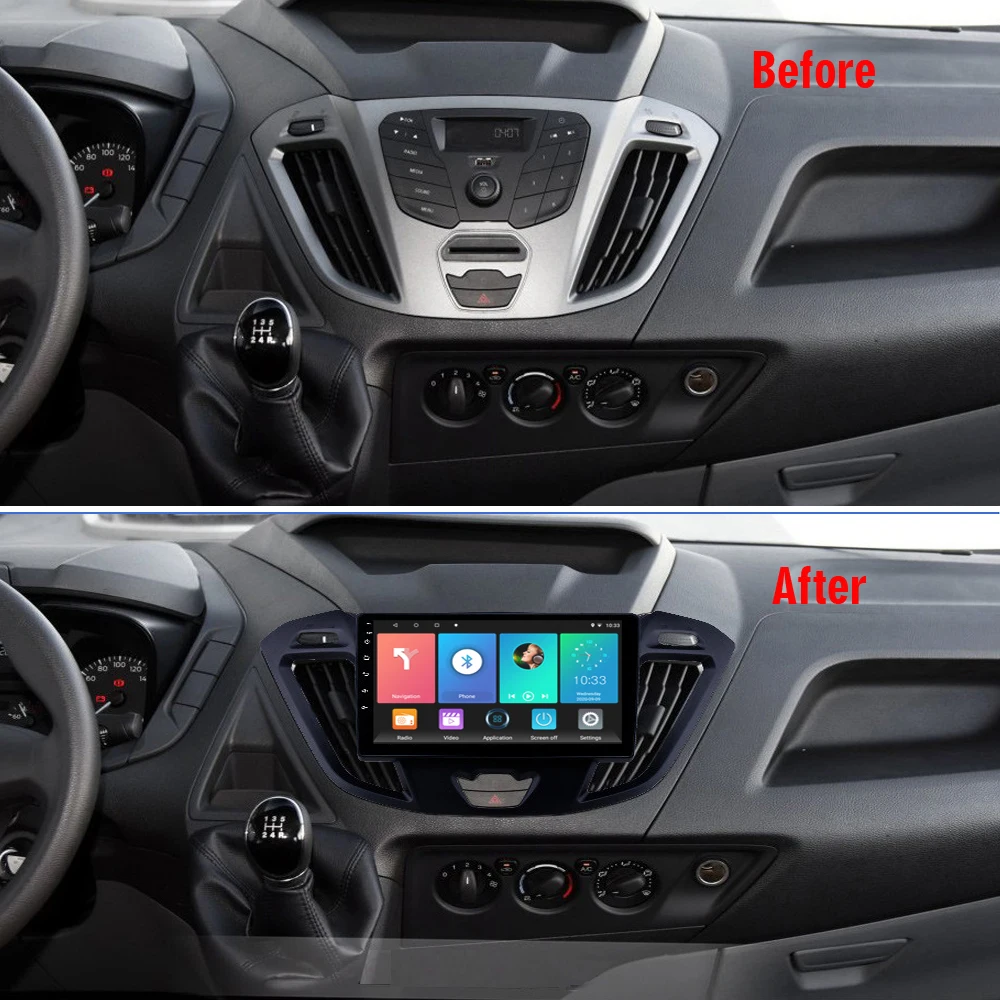 Автомобильный мультимедийный плеер easteregg 9 дюймов 2 Din Android Wi Fi GPS навигация для Ford
