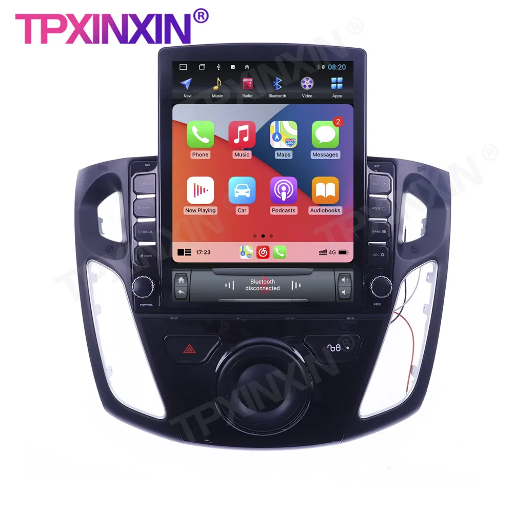 저렴한 포드 포커스 2012-2017 안드로이드 6 + 128G 무선 Carplay 터치 스크린 스테레오 수신기 6 + 128G 라디오 라디오 IPS