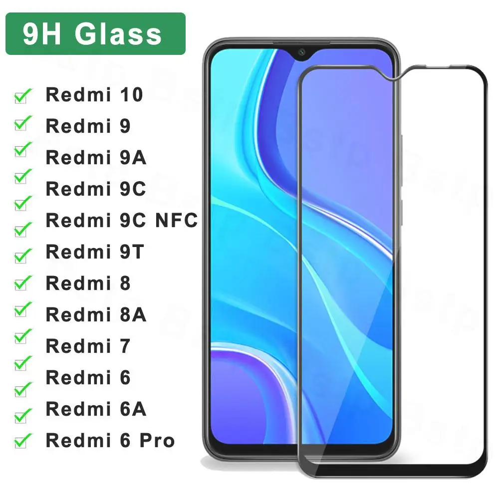 Стекло для Remdi 6 Pro 6A 8A 9A Защита экрана Xiaomi Redmi 7 8 9 10 9C T закаленное стекло | Мобильные