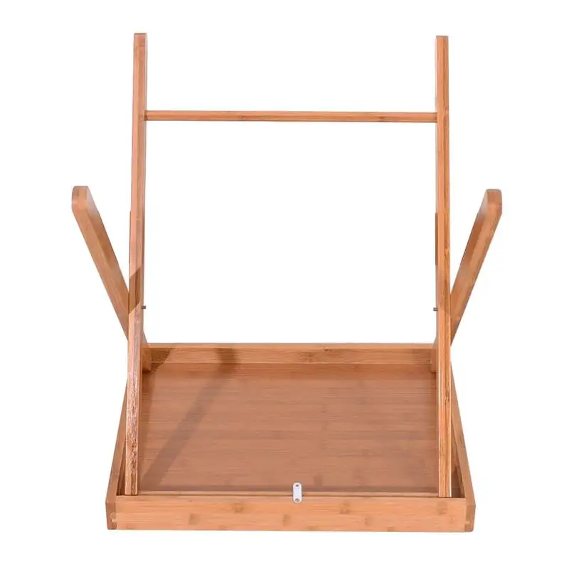 Деревянный складной обеденный стол индивидуальный для закусок Цветной поднос