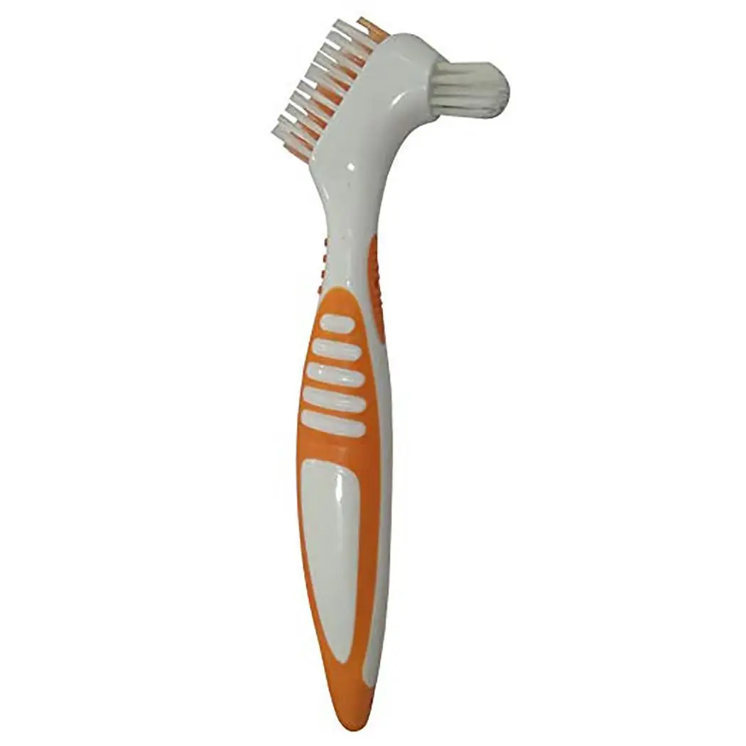 Щетка для чистки протезов отбеливающая кисть зубов инструмент ухода за полостью