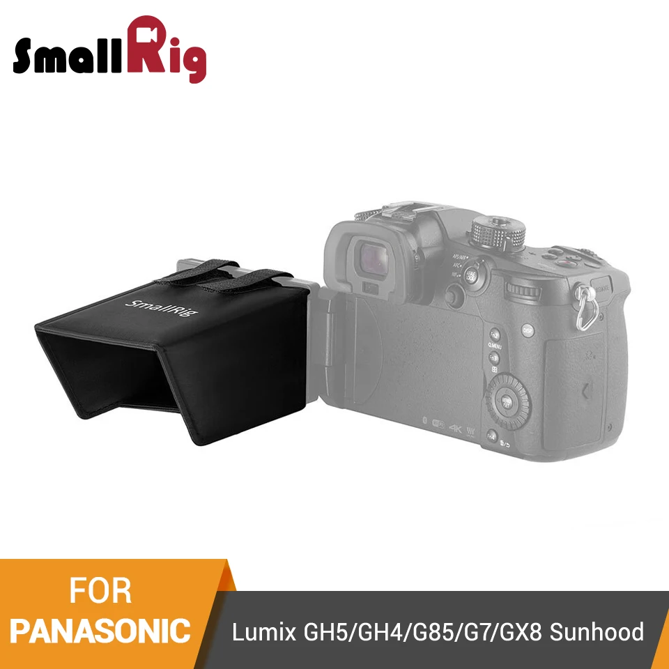 SmallRig Gh5 Sunhood для Panasonic Lumix GH5/GH4/G85/G7/GX8 клетка для камеры Защитная Защита от солнца капюшон экран Sunhood-1972