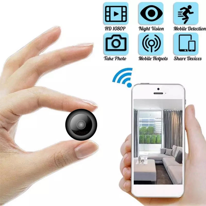 

Full HD 1080p Mini Camera Home Security Nanny Cam Wifi Ip P2p Secret Night Vision Camcorder Motion Detection Cam