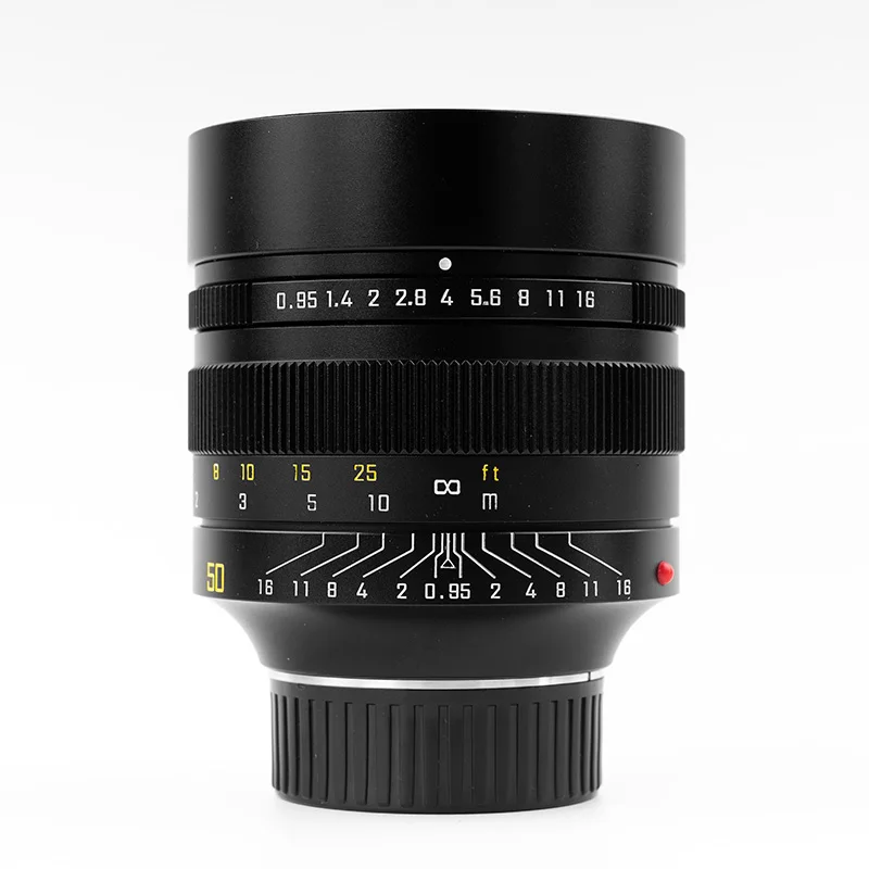 Объектив Zhongyi Mitakon Speedmaster 50 мм f/0 95 F0.95 III для камеры Leica M Mount как M240 M3 M6 M7 M8 M9 M9p