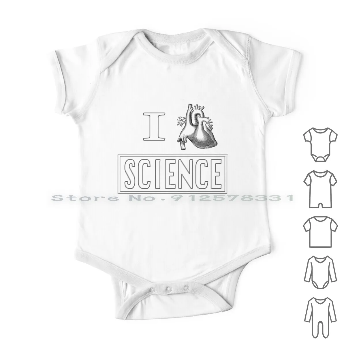 

I Heart Science Design для научных учителей и любителей науки, Одежда для новорожденных, комбинезоны, хлопковые комбинезоны I Heart