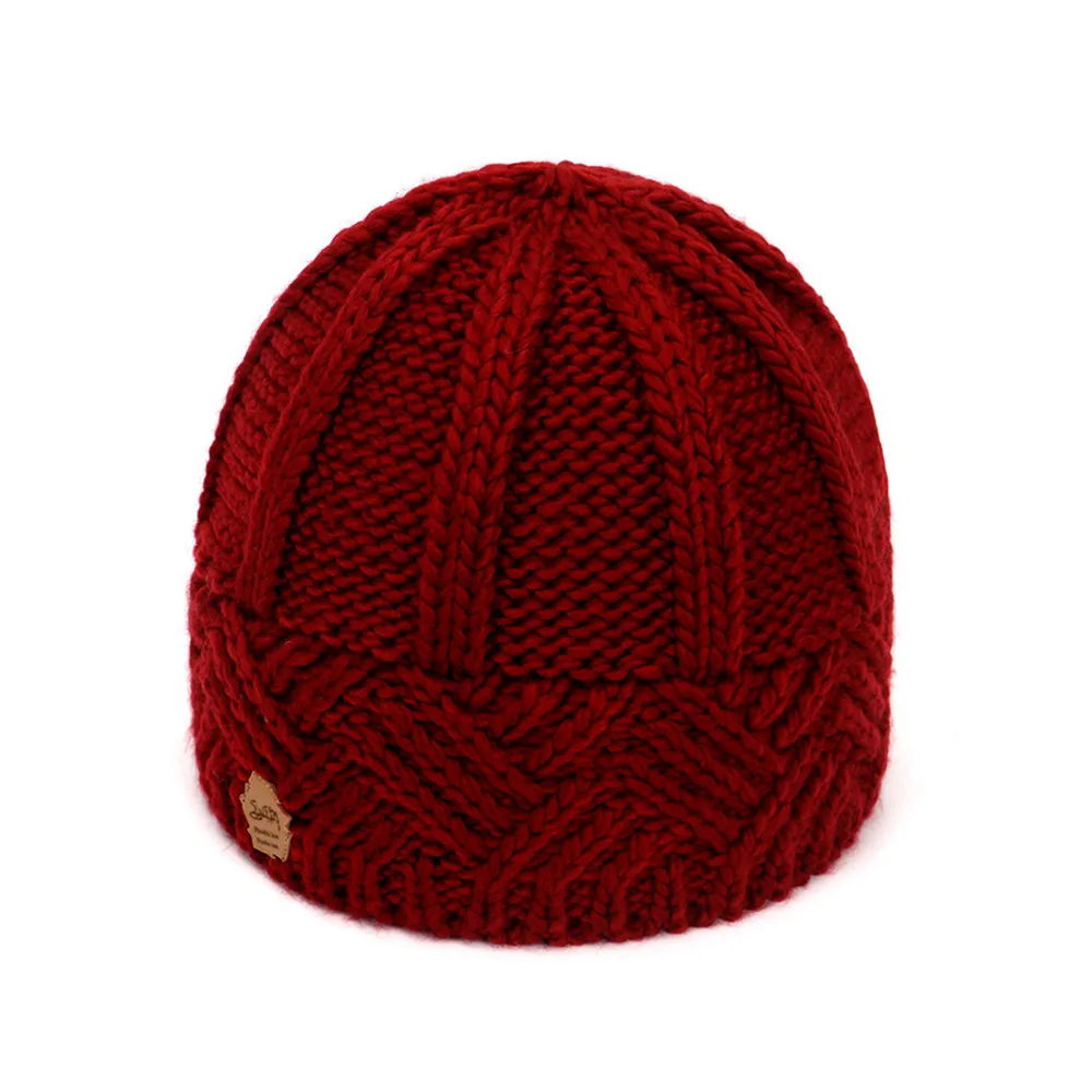 

Vintage Winter Knitted Hats for Women Solid Color Warm Beanie Soft Mohair Crochet Ski Cap Cross Vertical Stripe Fashion Accessor