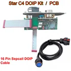 Набор DOIP PCB для MB Star C4 PlUS Sd Подключение для автомобиля и грузовика с 16-контактным кабелем C4 doip obd2 автомобильный кабель диагностический инструмент мультиплексор