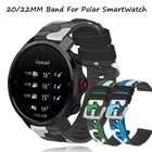 Камуфляжный ремешок для Polar Vantage M M2Ignite 2, силиконовый ремешок для Polar Grit X Proсменный Браслет, Браслет для дыхания