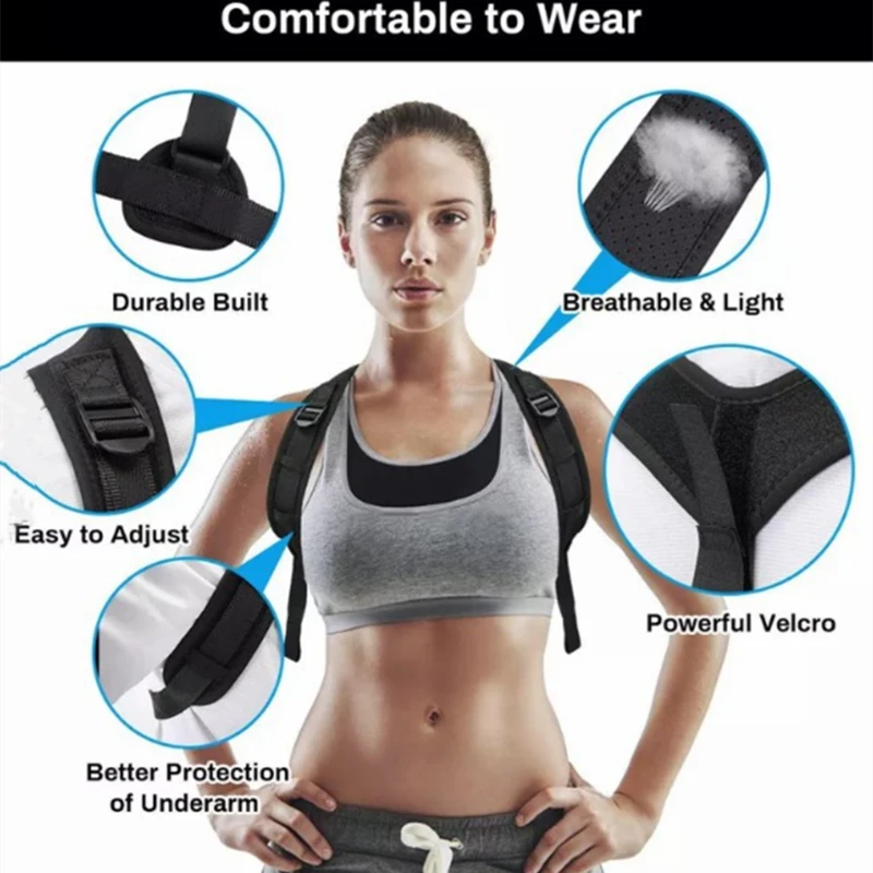

Adjustable Posture Corrector Back Supports Pain Shoulder Corrector de Postura Brace Belt Unisex