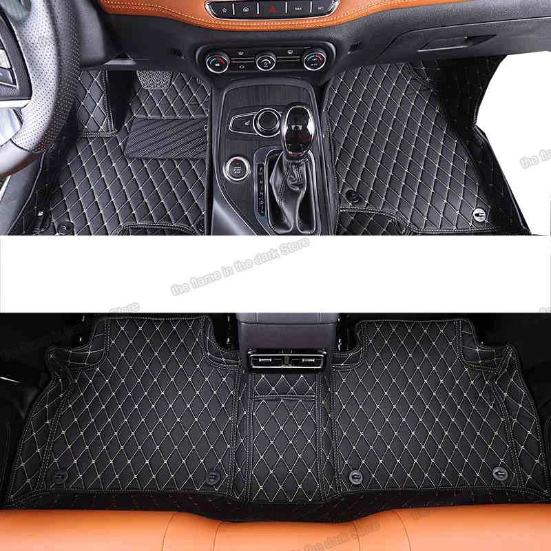 Кожаные автомобильные коврики Lsrtw2017 коврик для Chery Tiggo 7 2016 2017 2018 2019 2020 аксессуары