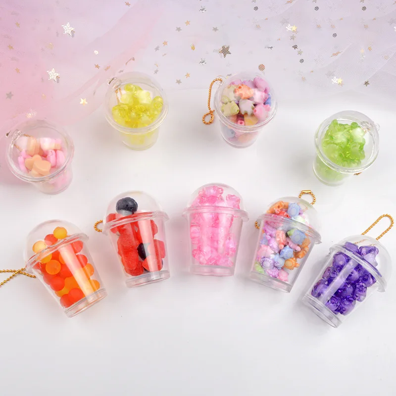 Подвеска в стиле Ins миниатюрная модель чашки для чая имитация еды сделай сам