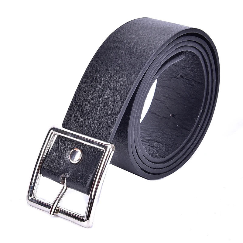 

Female Vintage Square Pin Buckle Waist Belts Black Wide Leather Belt Waistband For Women Dresses