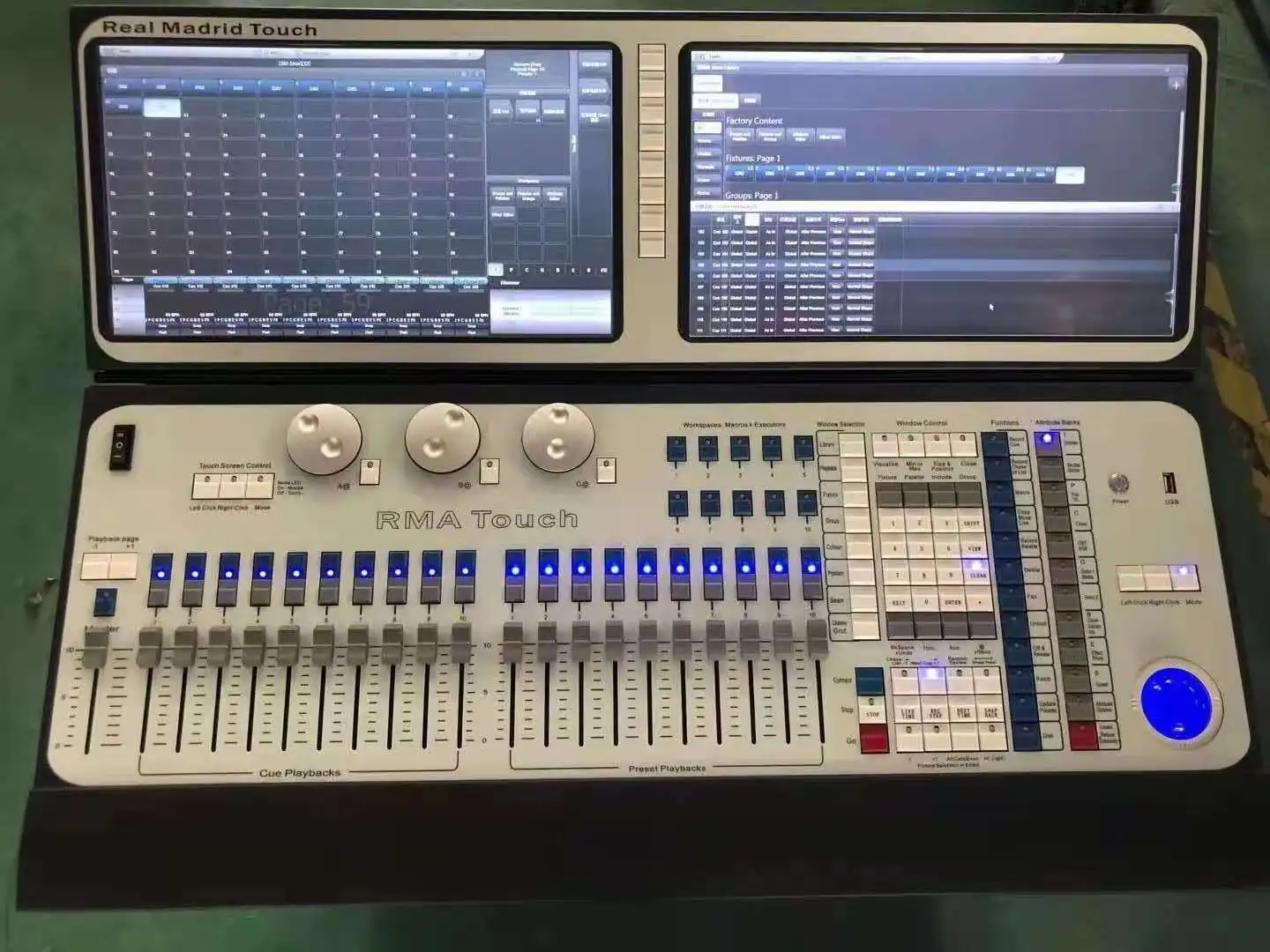 Консольный контроллер освесветильник dmx tiger dual touch light | Электроника