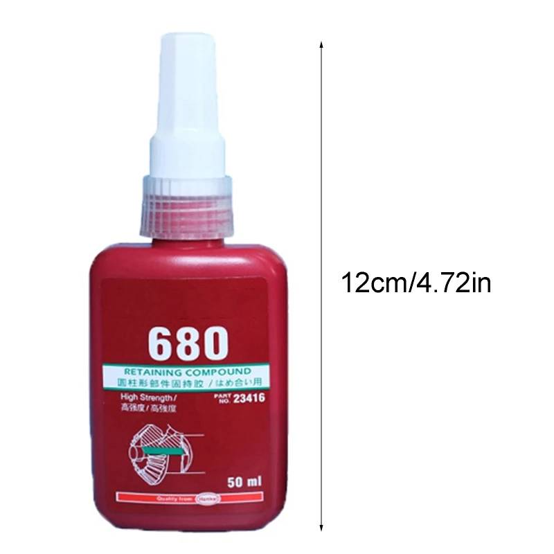 

50ml High Strength 680 Anaerobic Adhesive Cylindrical Retaining Adhesive Cylinder Metal Parts Bearing Gear Sealing Glue