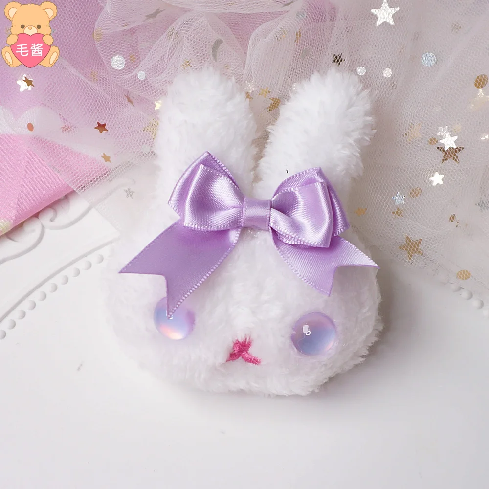 

Ручная работа, Милая брошь в виде кролика, заколка для волос, ювелирные изделия в стиле "Лолита", японская кукольная шпилька