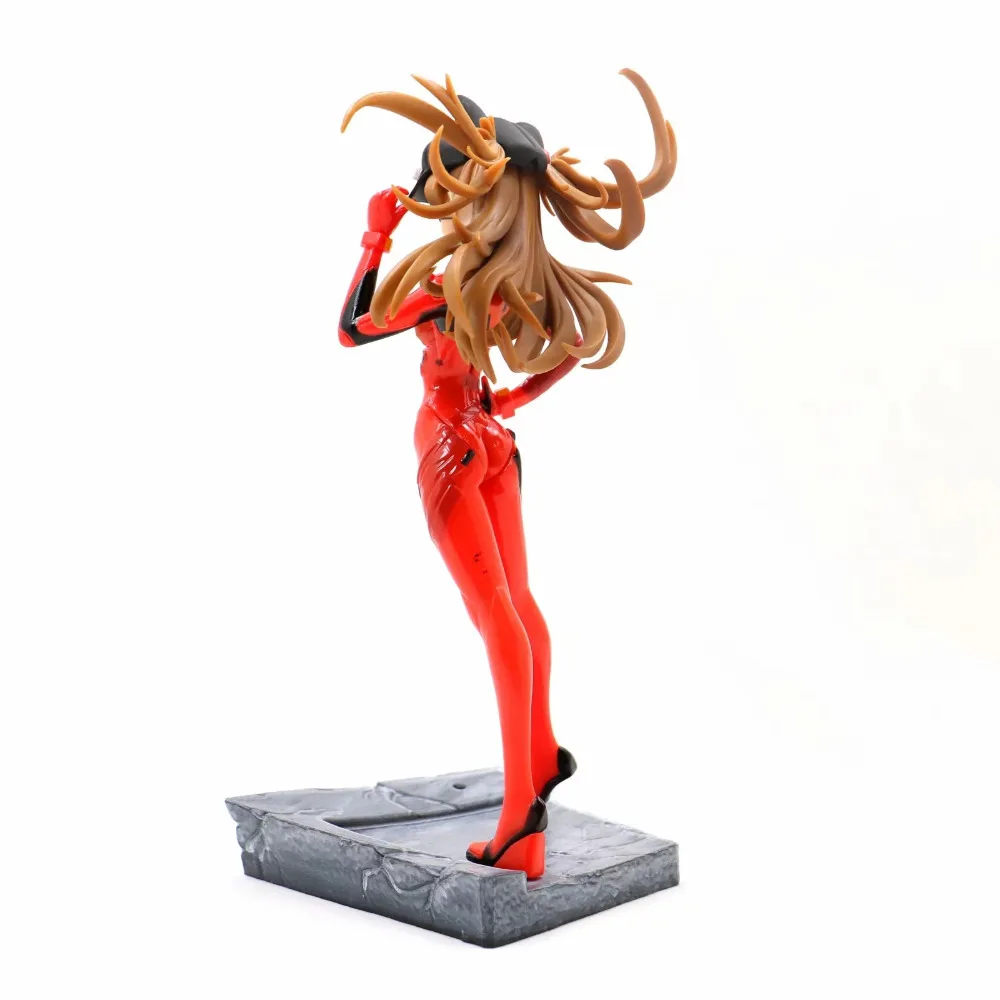 Haocaitoy Фигурки игрушки Asuka Langley Soryu спортивная одежда Аниме фигурки Evangelion Куклы Игрушки для коллекционирования подарок 23 см