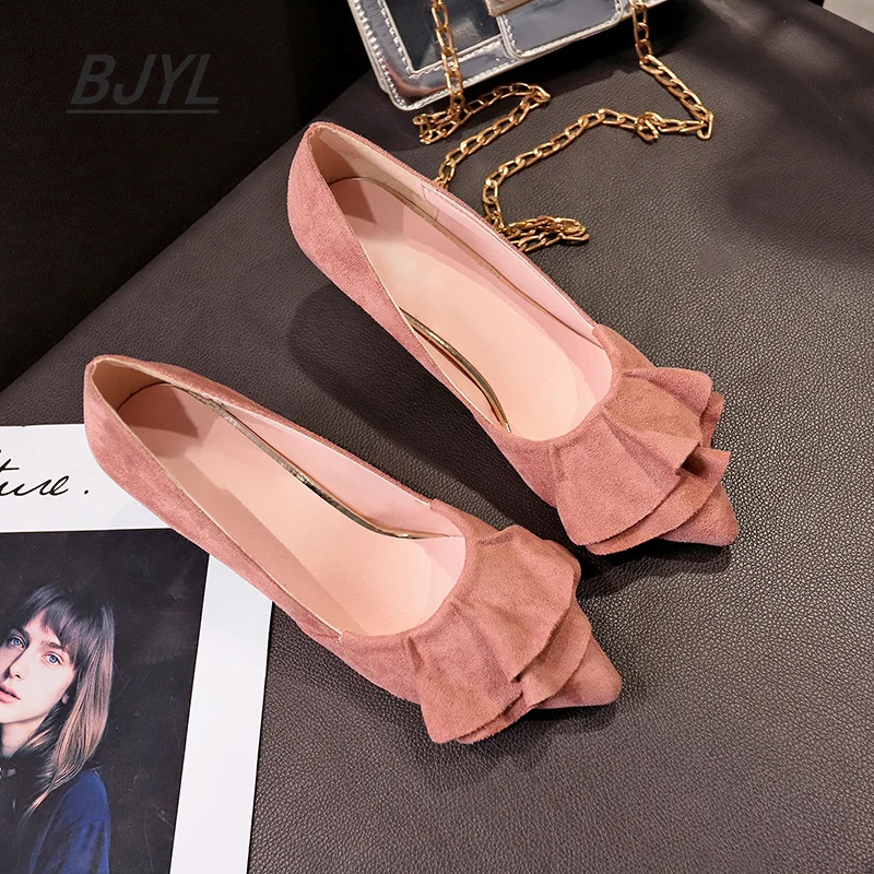 

Baotou half slippers female jacket 2021 summer new style Korean bow low-heel sandals pedal lazy shoes