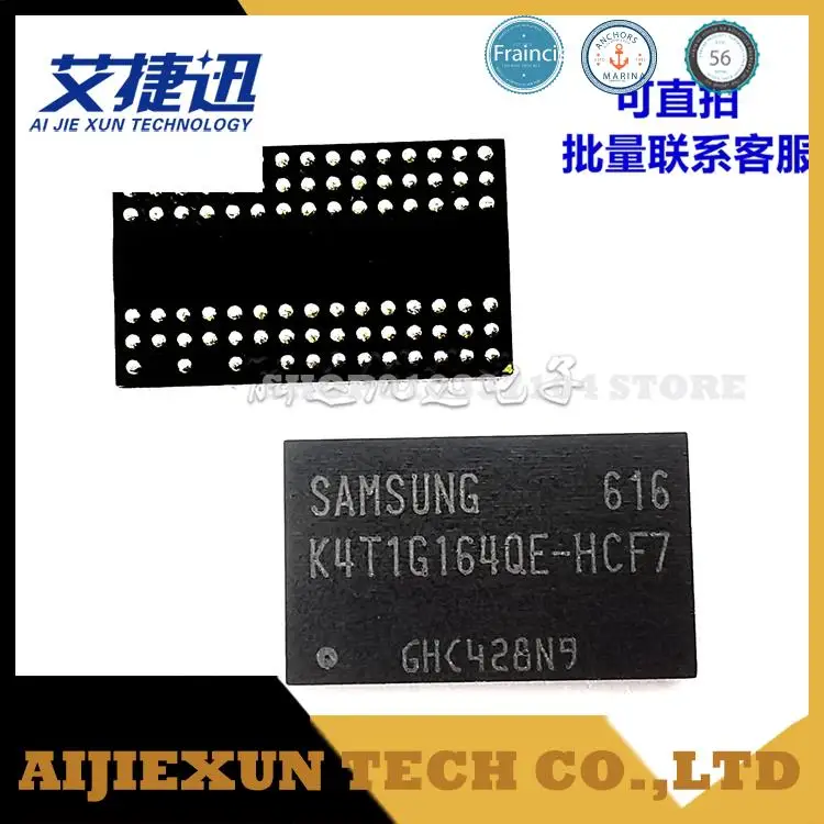 

10 шт./лот K4T1G164QE-HCF7 FBGA84 DDR2 флэш-память IC чипы новые и оригинальные