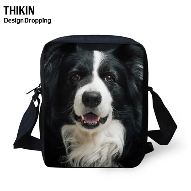 Школьные сумки через плечо THIKIN для мальчиков и девочек портфель с 3D рисунком