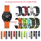 JKER быстросъемный ремешок для часов Ремешок для Garmin Fenix 6X Pro часы Easyfit наручный ремешок для Fenix 6 Pro для Garmin Fenix 5X 5 часы