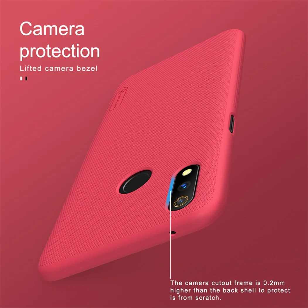Для OPPO Realme 3 Pro 5 Pro чехол Nillkin супер матовый защитный Жесткий PC задняя крышка Черный Защитный чехол для OPPO Realme3 Pro