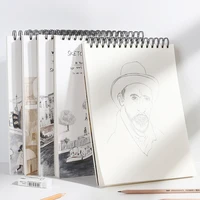 4books professional sketchbook for drawing graffiti thick paper 160 gsm spiral notebook office art school supplies stationery