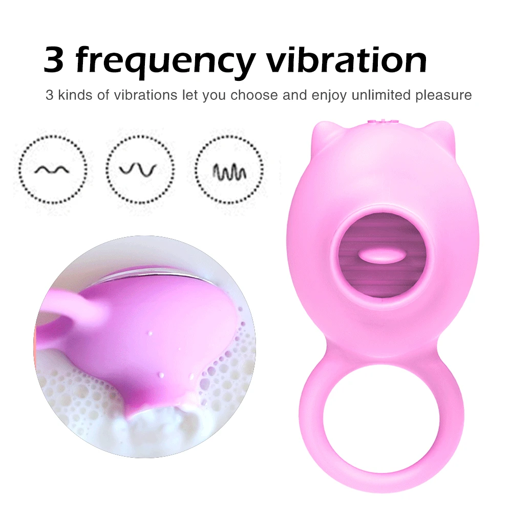 Кольцо для пениса с задержкой эякуляции вибратор зарядка через USB Силиконовое